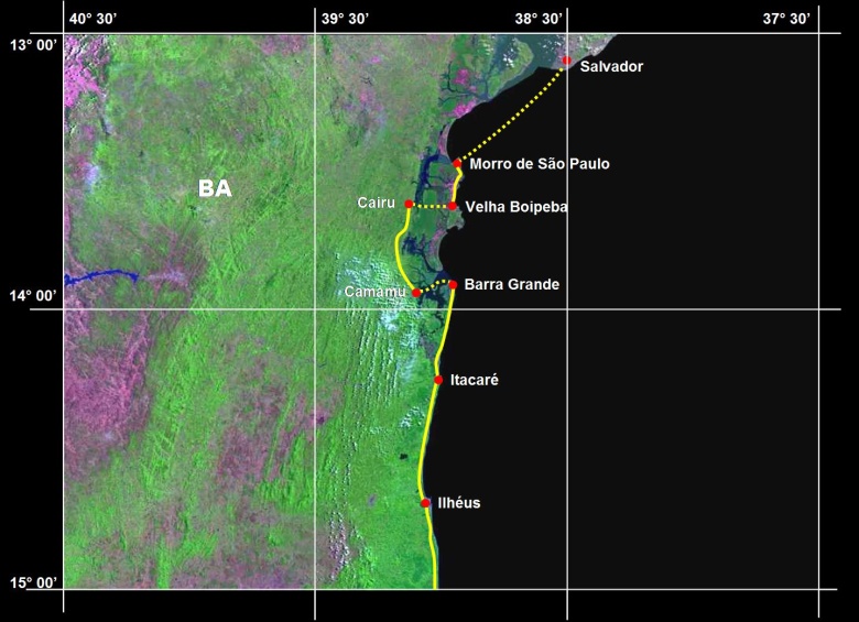 Route Tour Porto Seguro Salvador